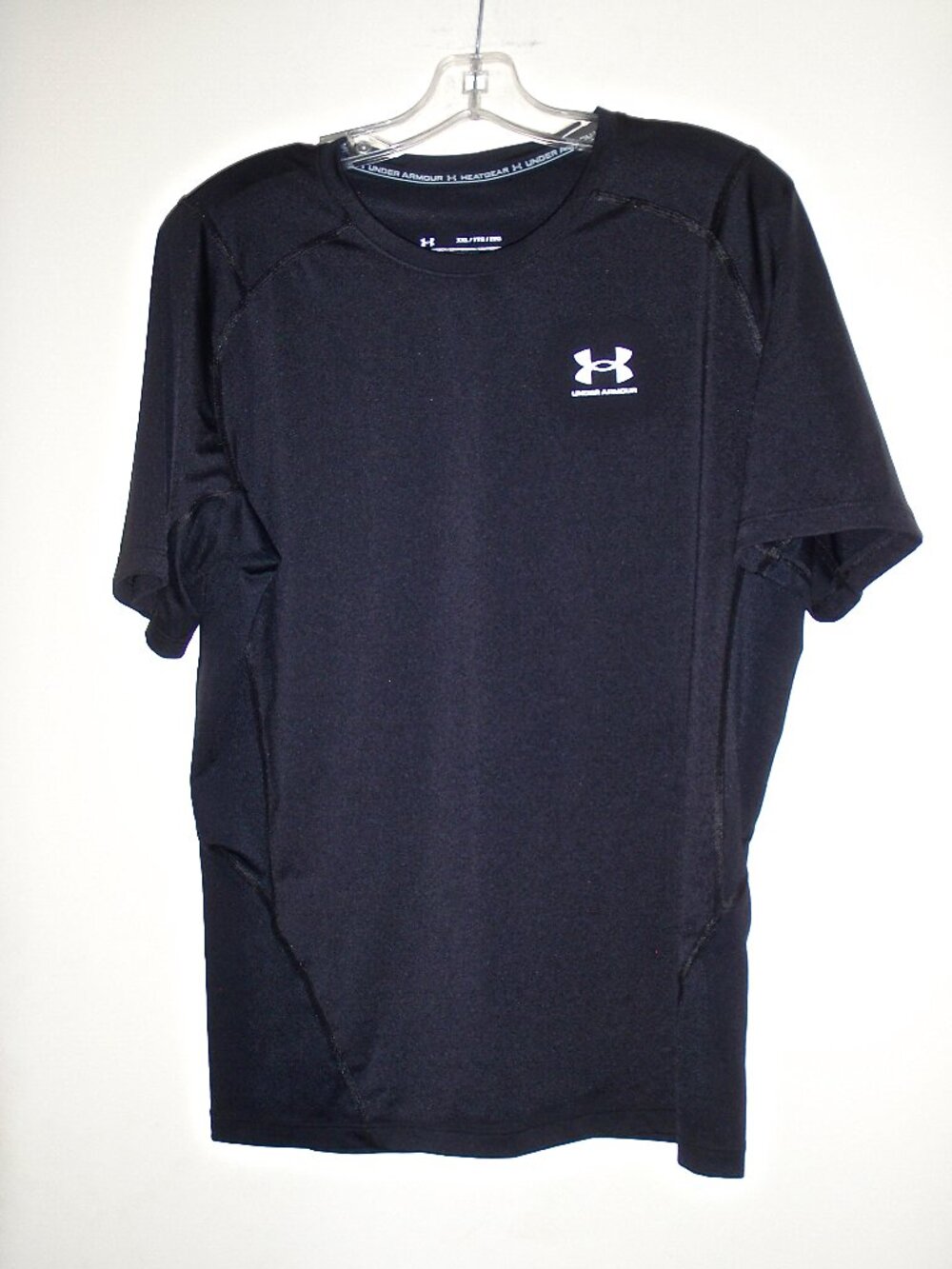 UNDER ARMOUR  HEAT GEAR COMPRESSION WOMEN'S BLACK SHORT SLEEVED TOP SIZE XXL